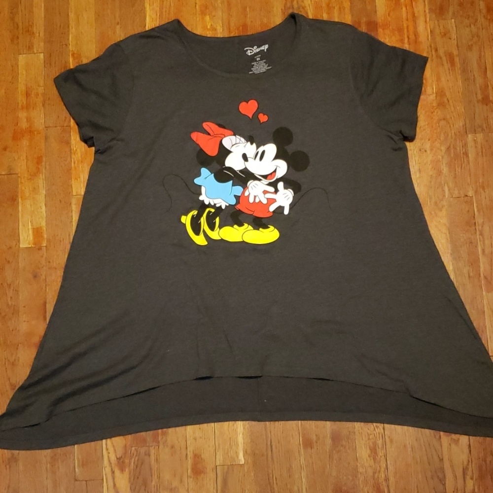 Disney Mickey and Minnie Mouse plus size shirt